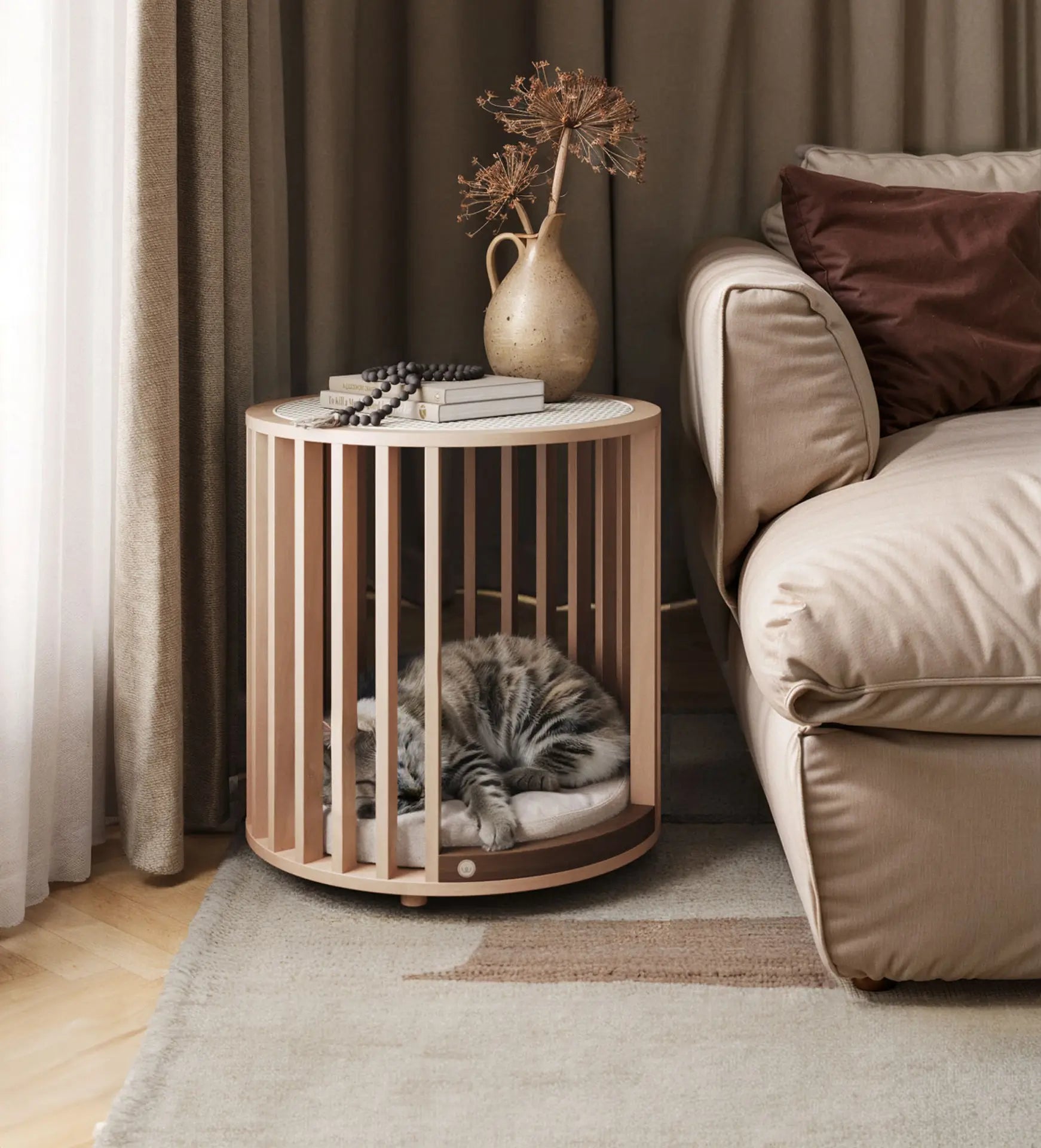 Casinha Collumn Oak - Pequeno Porte