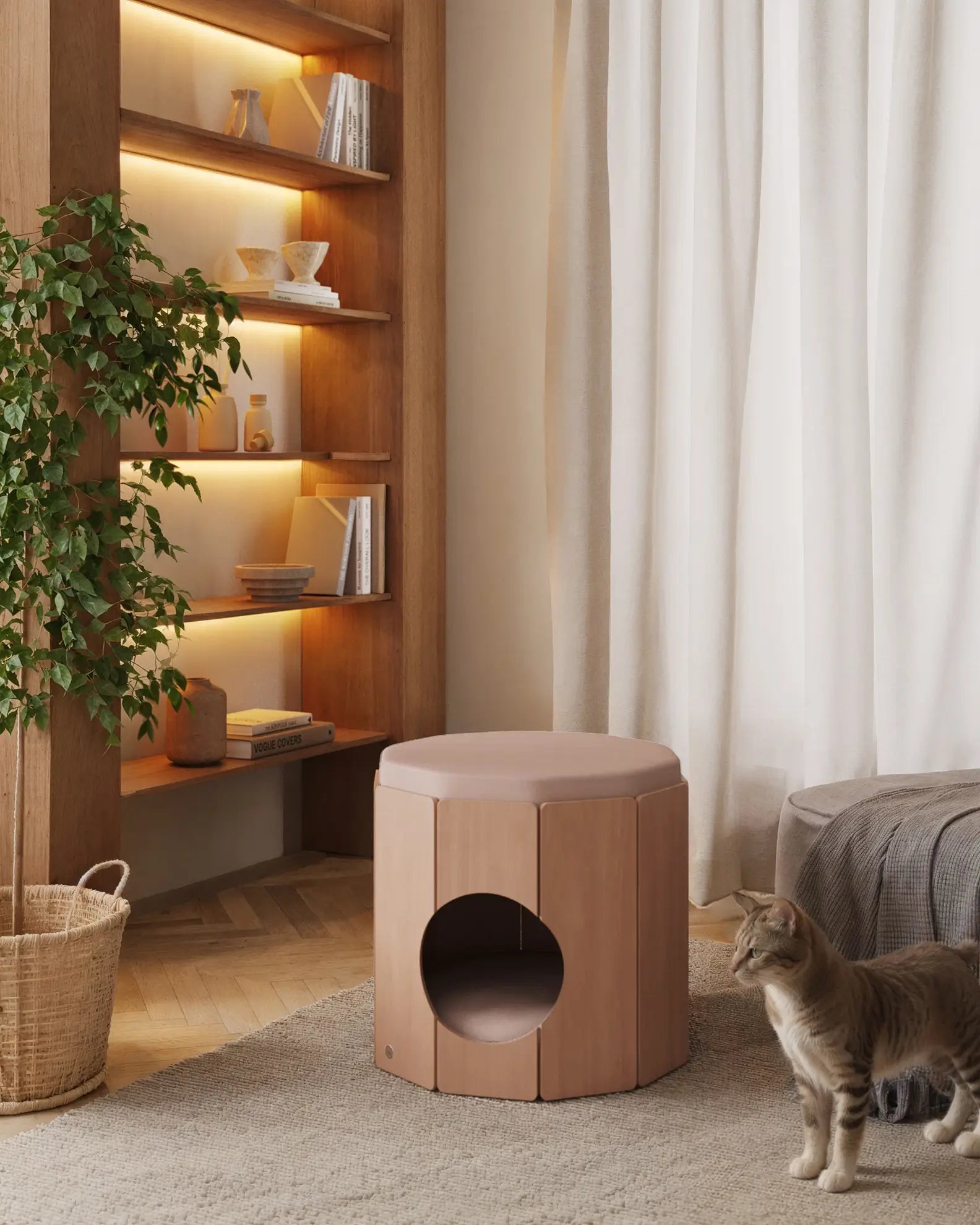 Casinha Tank Oak - Pequeno Porte