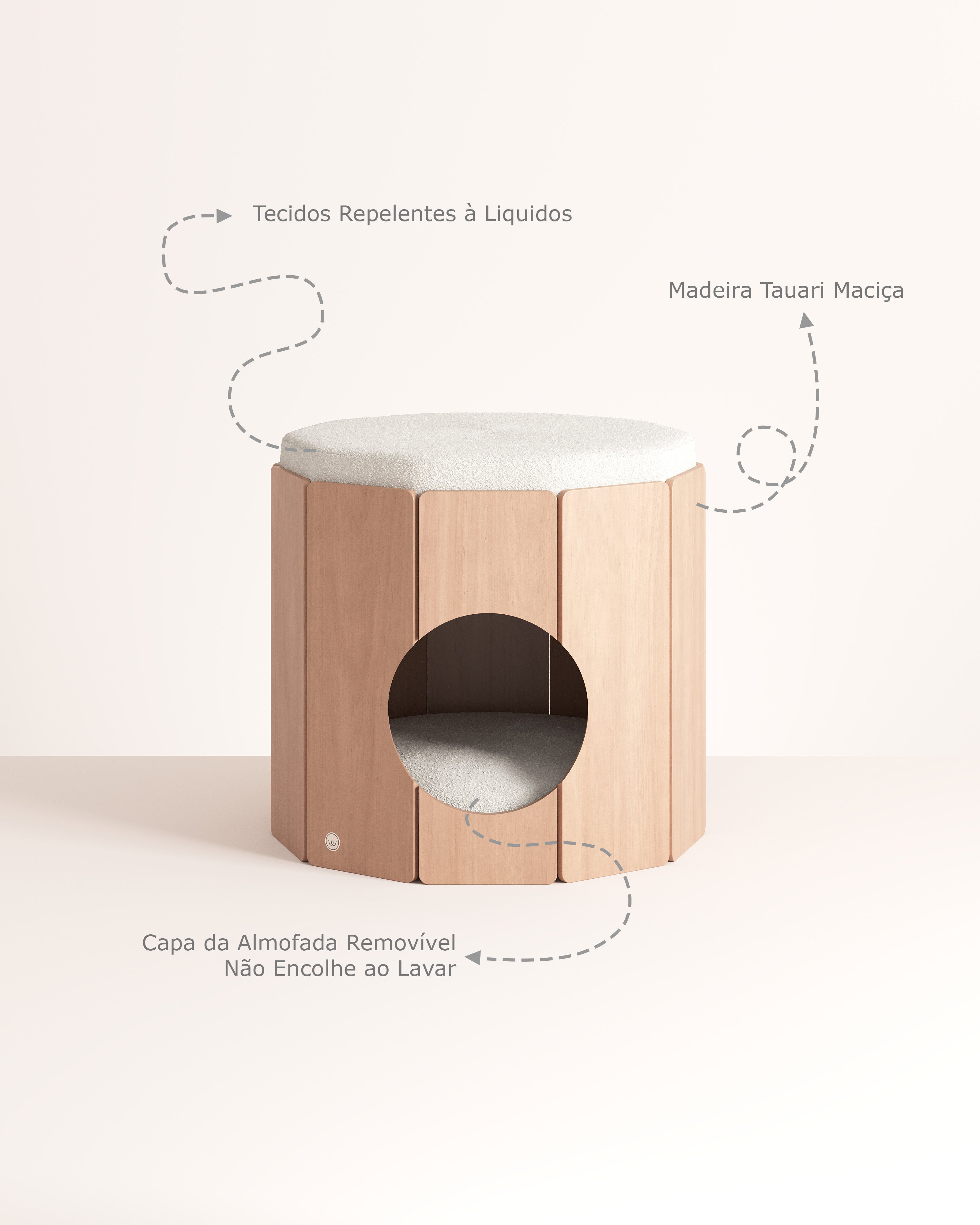 Casinha Tank Oak - Pequeno Porte